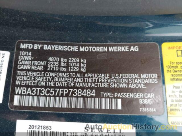 BMW 435I, WBA3T3C57FP738484