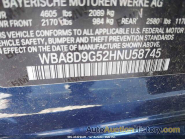 BMW 330I XDRIVE, WBA8D9G52HNU58745