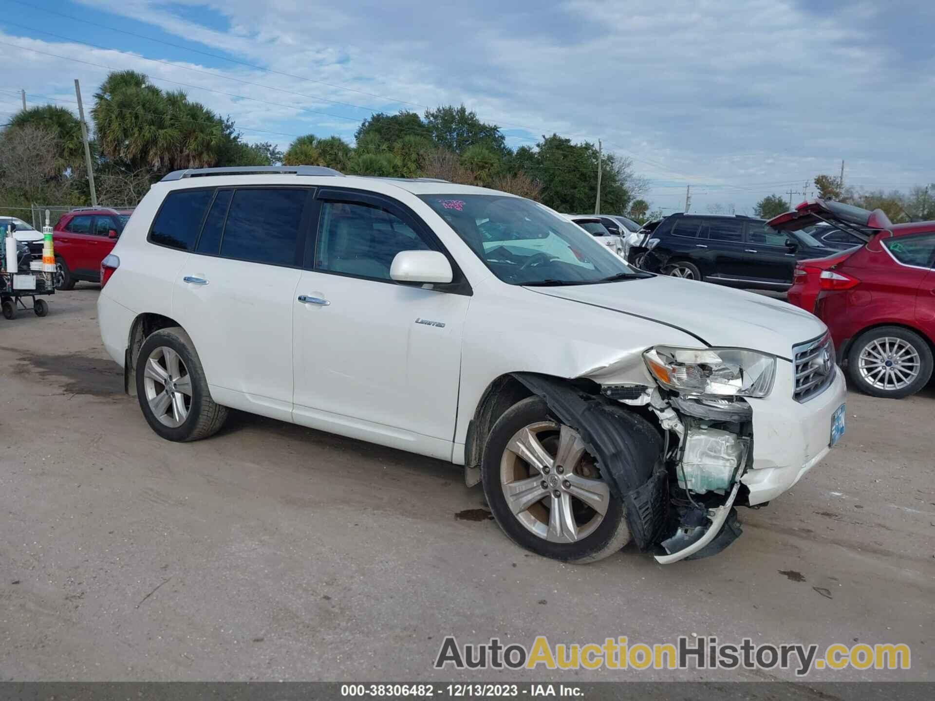 TOYOTA HIGHLANDER LIMITED V6, 5TDDK3EH6AS005763