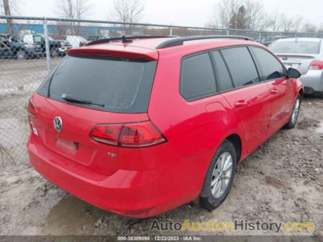 VOLKSWAGEN GOLF SPORTWAGEN TSI S 4-DOOR, 3VWC17AU9FM515716