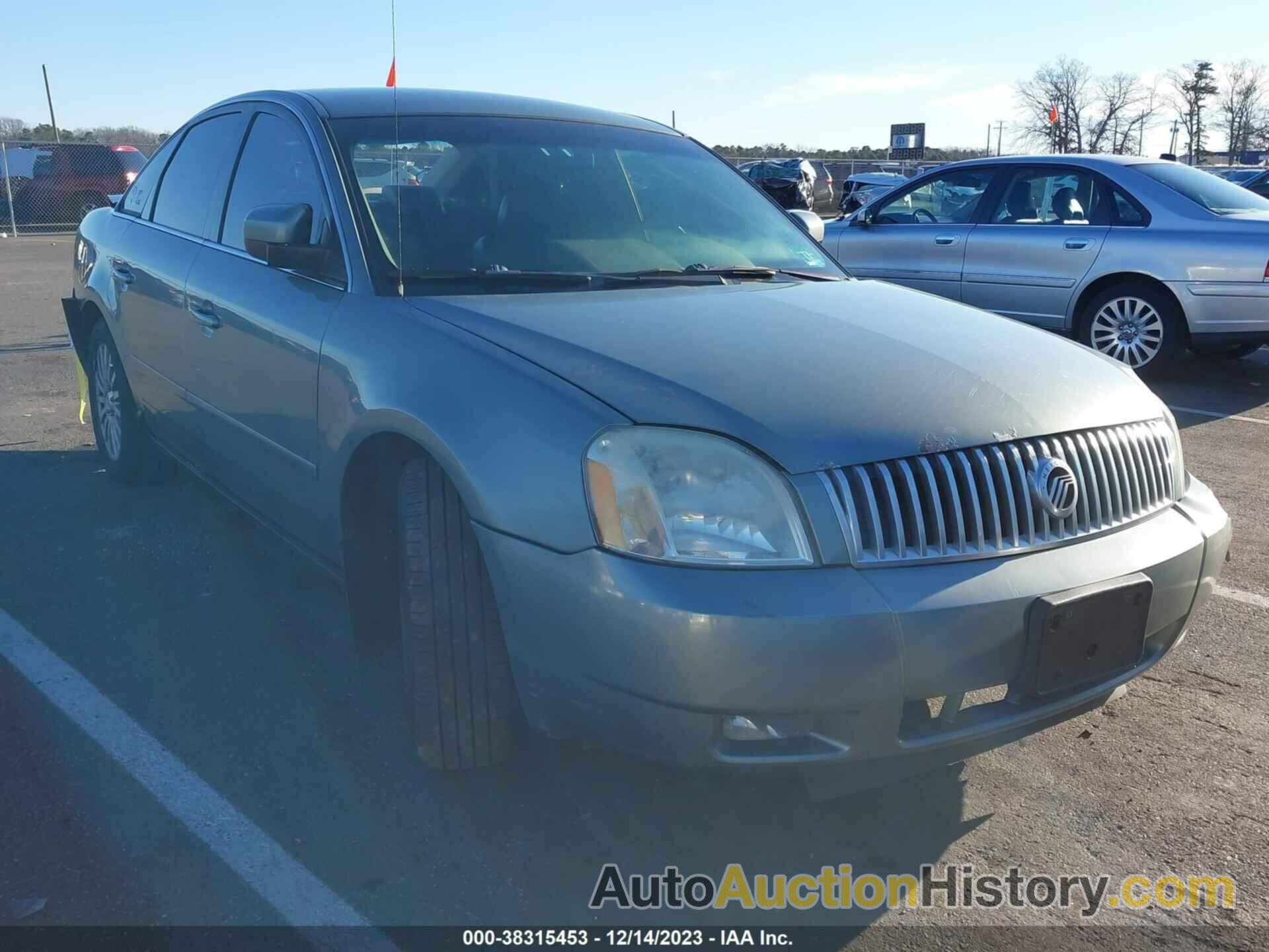 MERCURY MONTEGO PREMIER, 1MEFM42136G600117