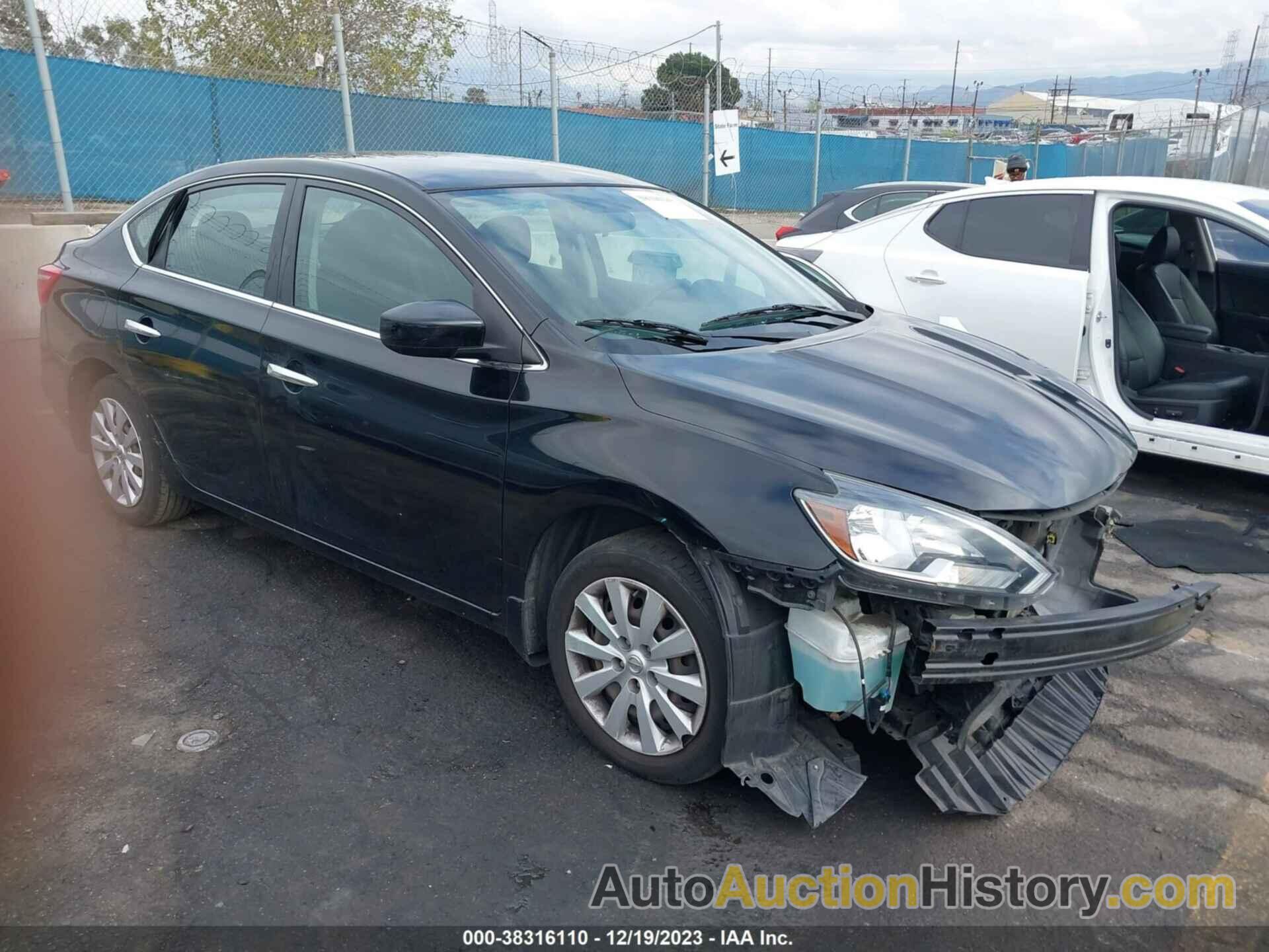 NISSAN SENTRA S, 3N1AB7AP2GY296614