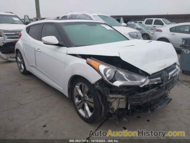 HYUNDAI VELOSTER GRAY INT, KMHTC6ADXDU113666