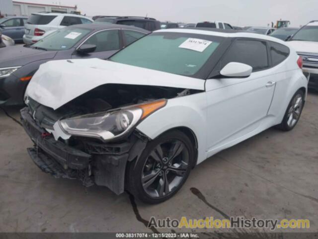 HYUNDAI VELOSTER GRAY INT, KMHTC6ADXDU113666