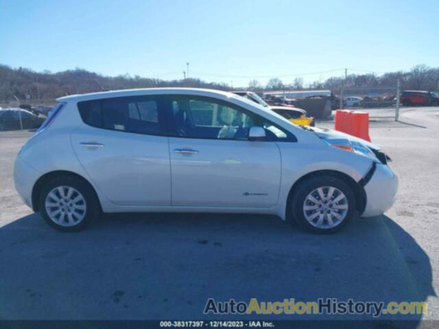 NISSAN LEAF S, 1N4BZ0CP8HC303700