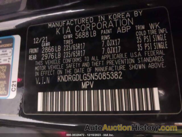 KIA SORENTO HYBRID S, KNDRGDLG5N5085382