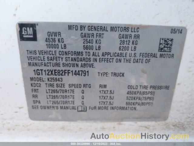 GMC SIERRA 2500HD, 1GT12XE82FF144791