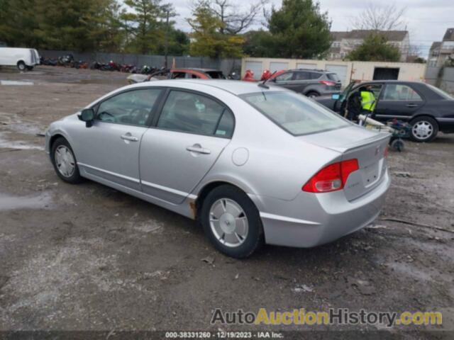 HONDA CIVIC HYBRID, JHMFA36217S010521