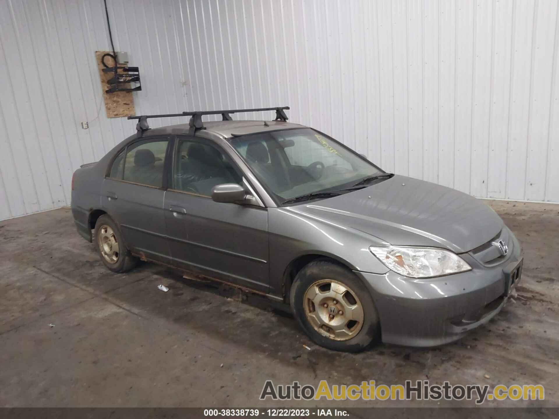 HONDA CIVIC HYBRID, JHMES95675S024954