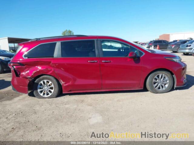 TOYOTA SIENNA XLE, 5TDJRKEC6NS095189