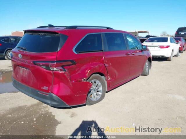 TOYOTA SIENNA XLE, 5TDJRKEC6NS095189