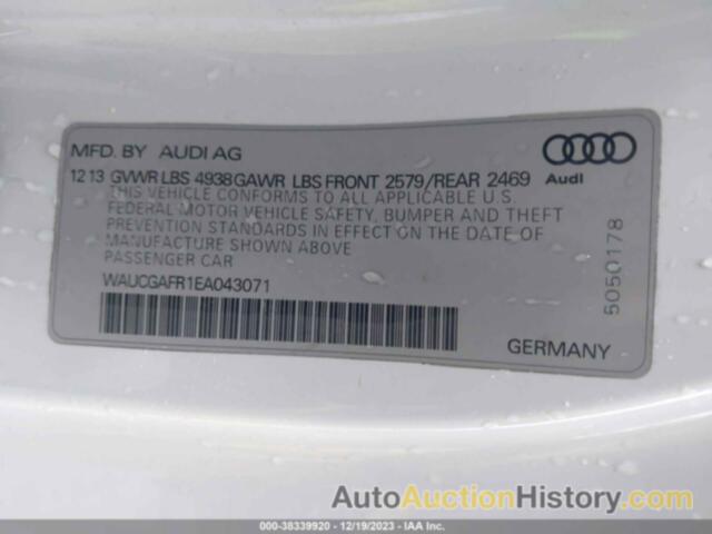 AUDI S5 3.0T PREMIUM PLUS, WAUCGAFR1EA043071