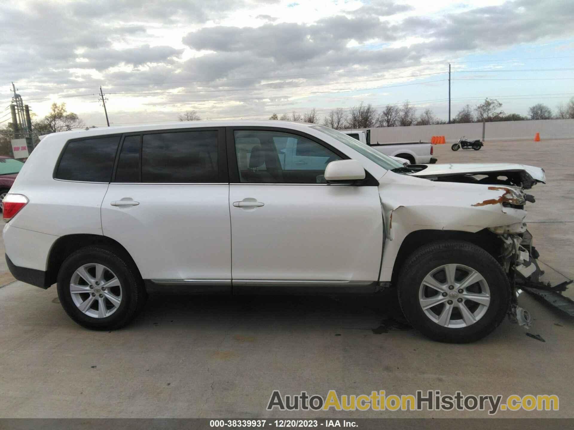 TOYOTA HIGHLANDER, 5TDZA3EH7DS046190