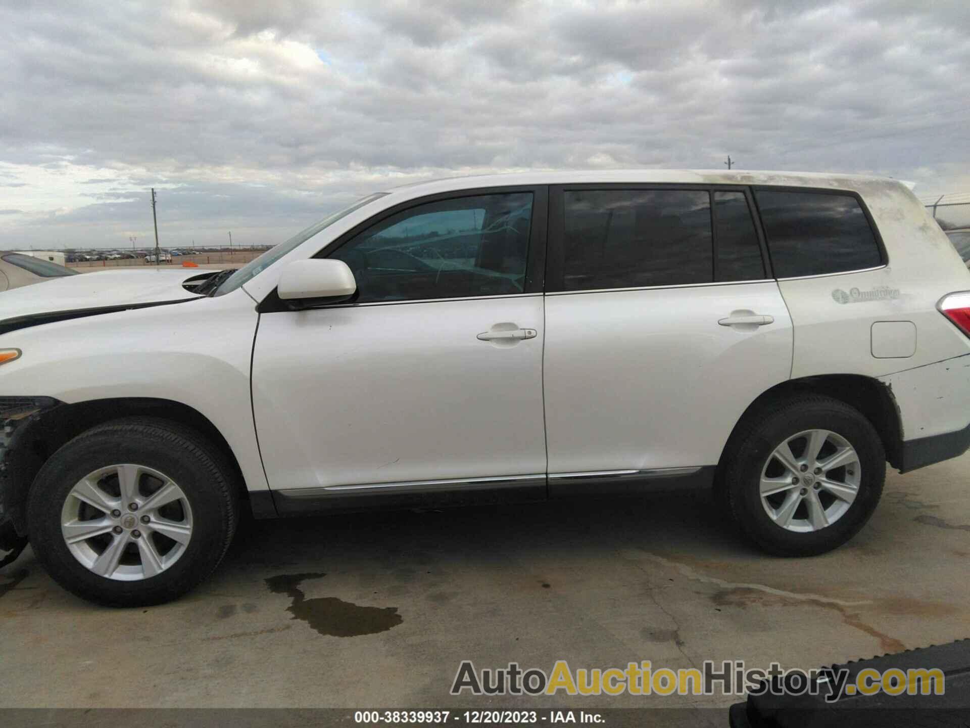 TOYOTA HIGHLANDER, 5TDZA3EH7DS046190