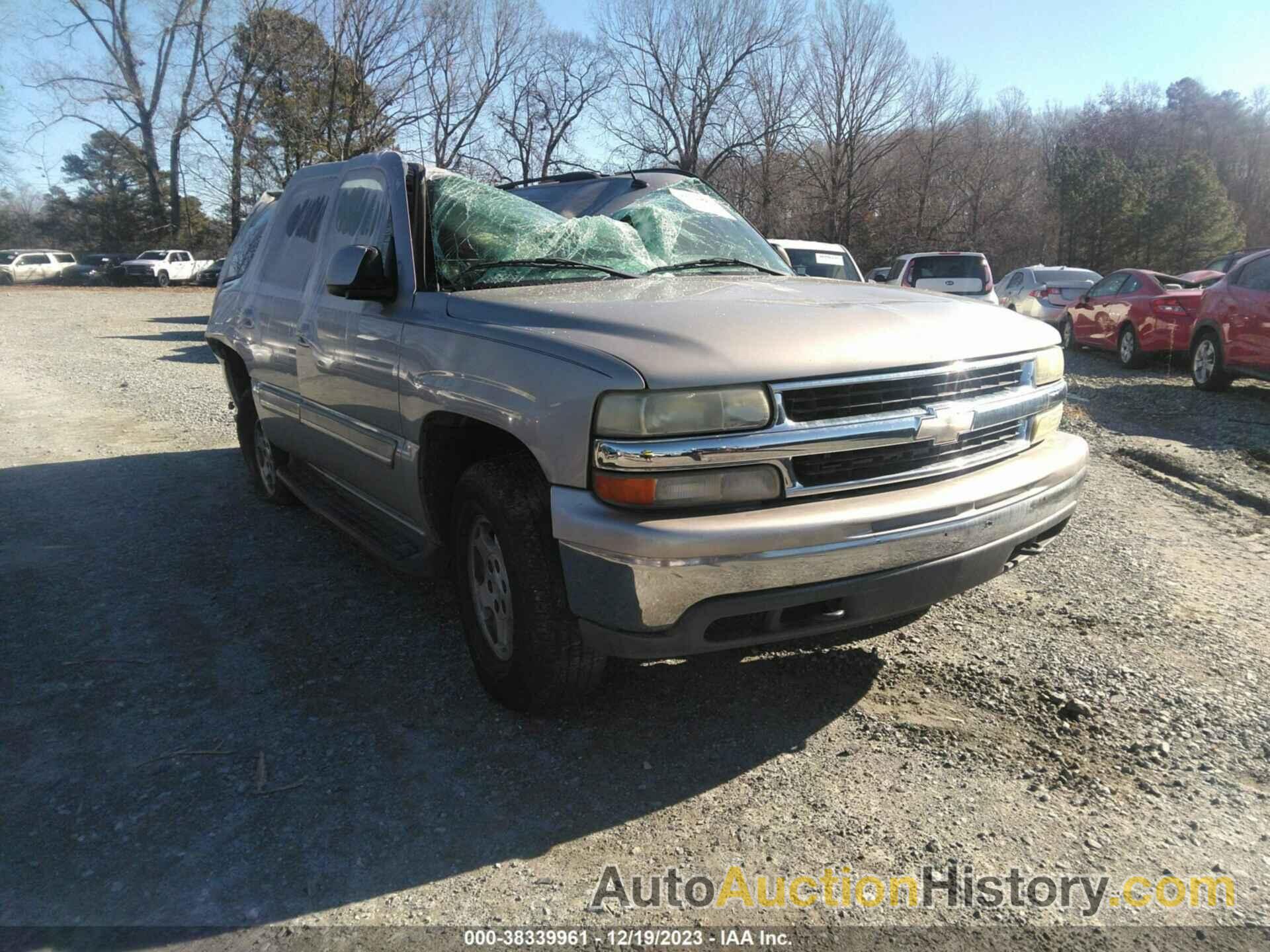 CHEVROLET TAHOE LS, 1GNEK13T55R106501