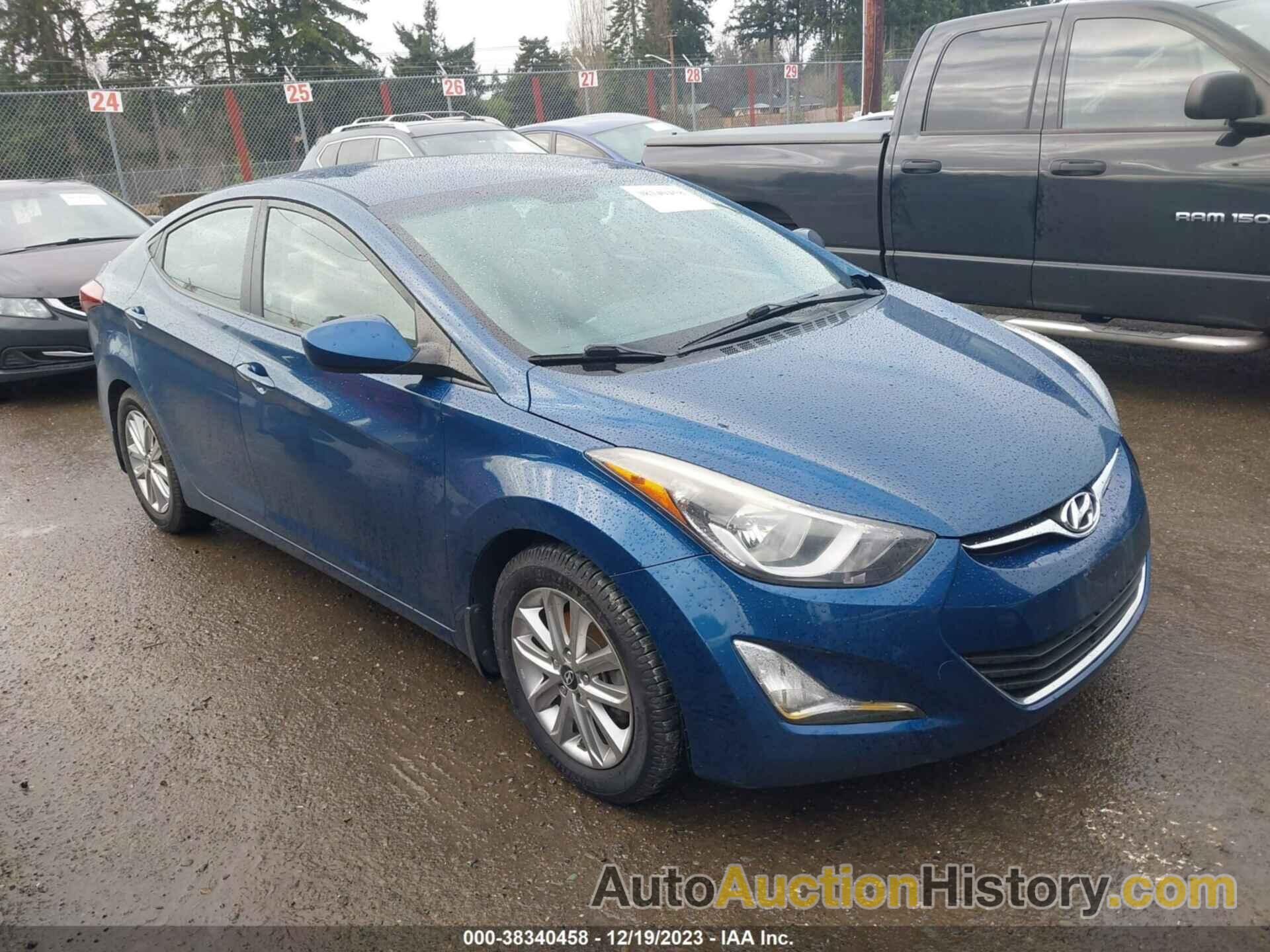 HYUNDAI ELANTRA SE (ULSAN PLANT), KMHDH4AE6FU326023