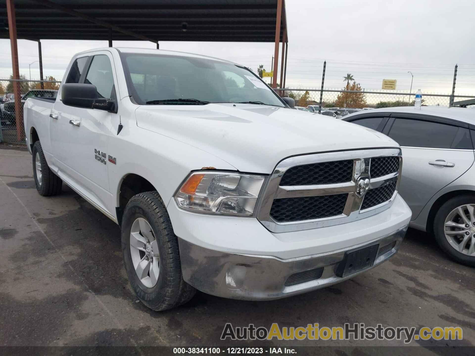 RAM 1500 SLT QUAD CAB 4X4 6'4 BOX, 1C6RR7GTXHS713114