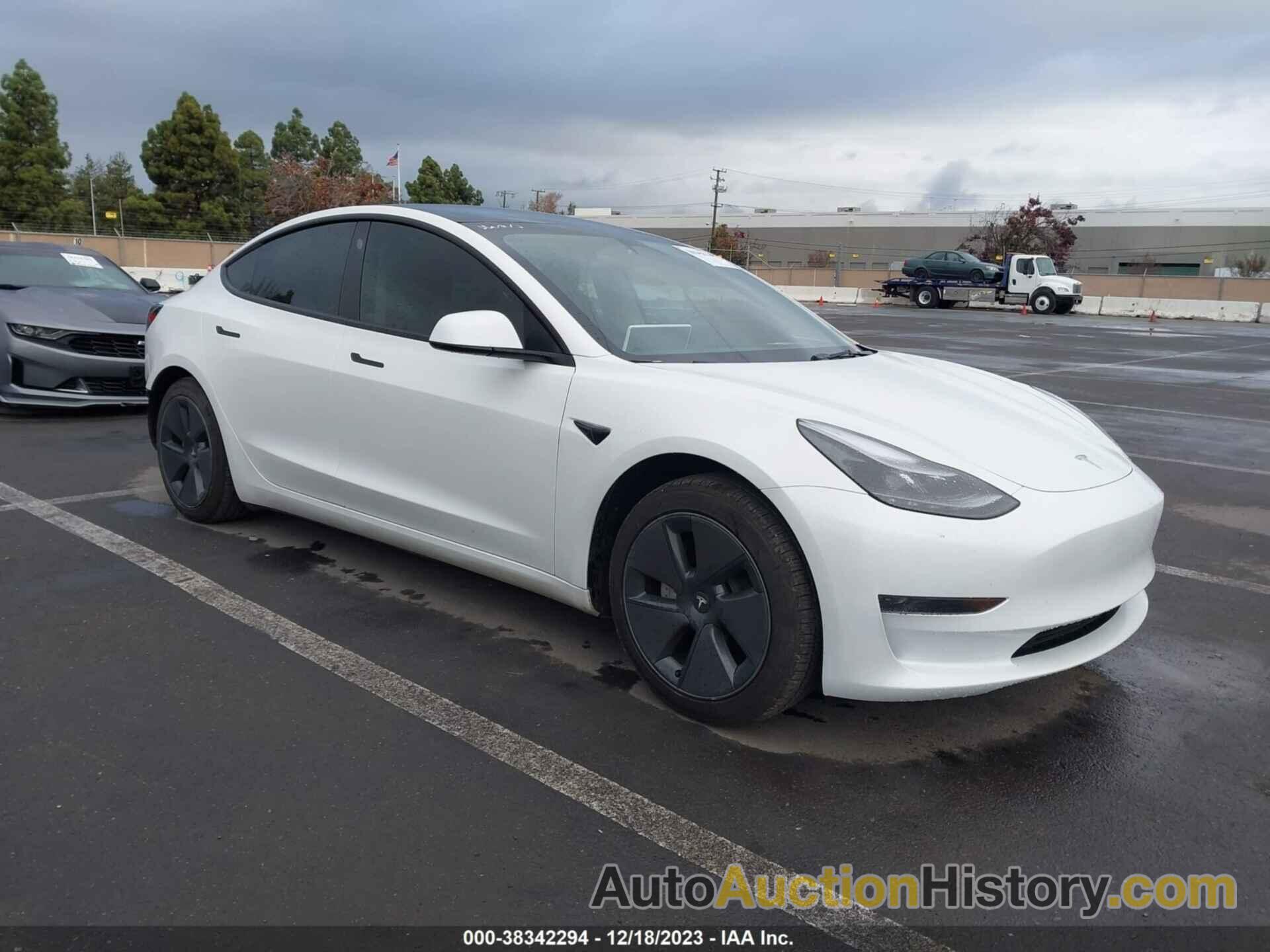 TESLA MODEL 3 REAR-WHEEL DRIVE, 5YJ3E1EA2PF601203