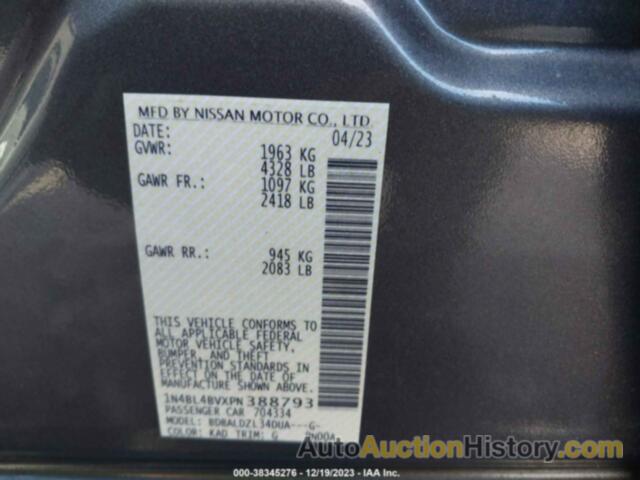 NISSAN ALTIMA S FWD, 1N4BL4BVXPN388793