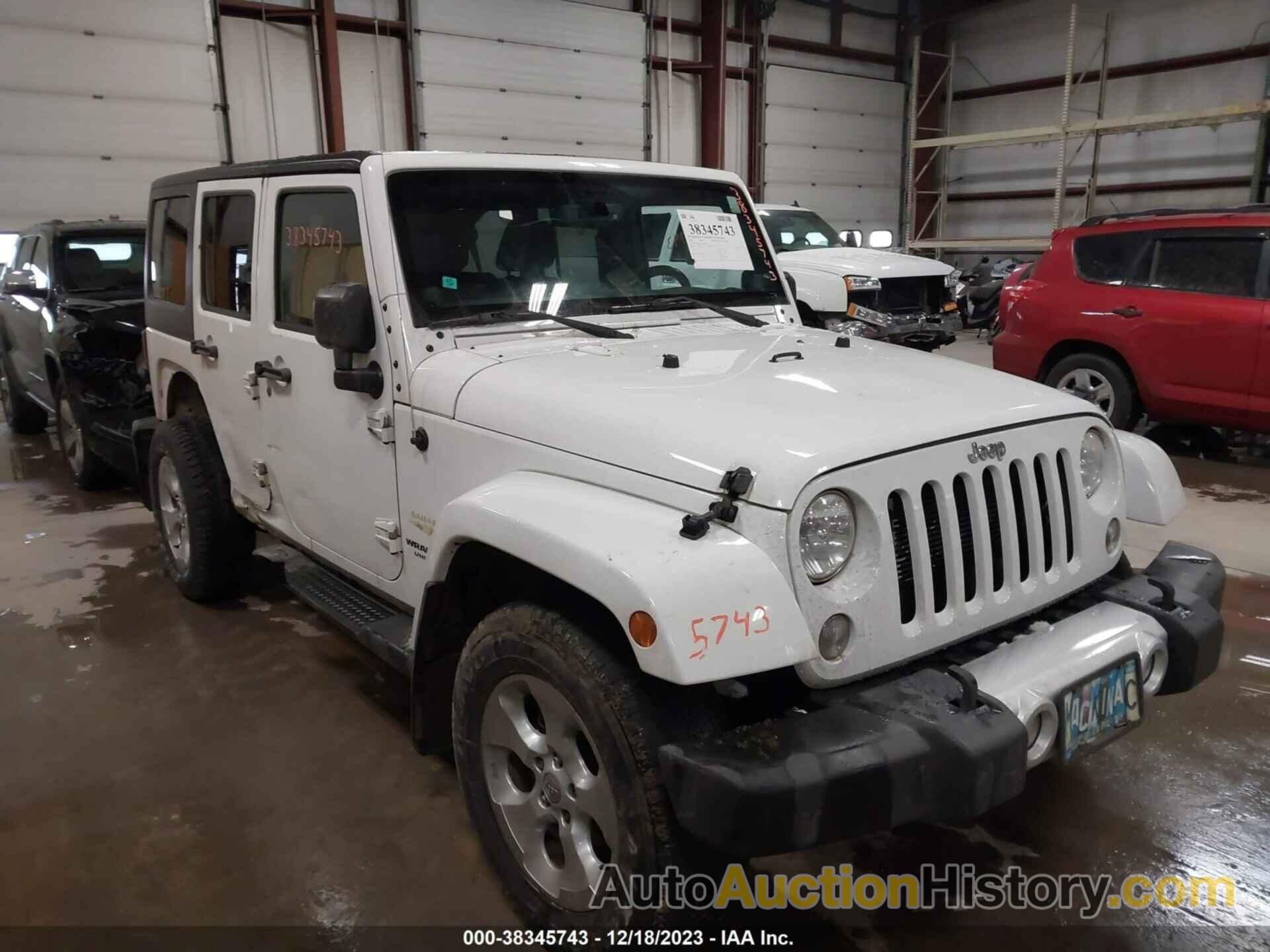 JEEP WRANGLER UNLIMITED SAHARA, 1C4BJWEG3EL317582