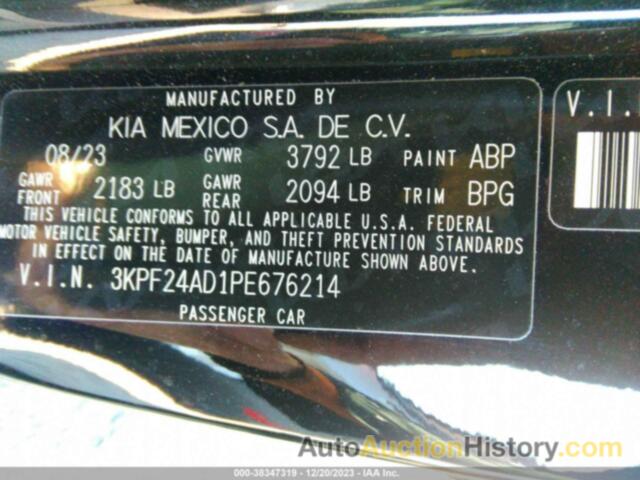 KIA FORTE LXS, 3KPF24AD1PE676214