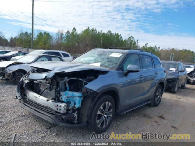 TOYOTA HIGHLANDER HYBRID XLE, 5TDHARAH7MS012142