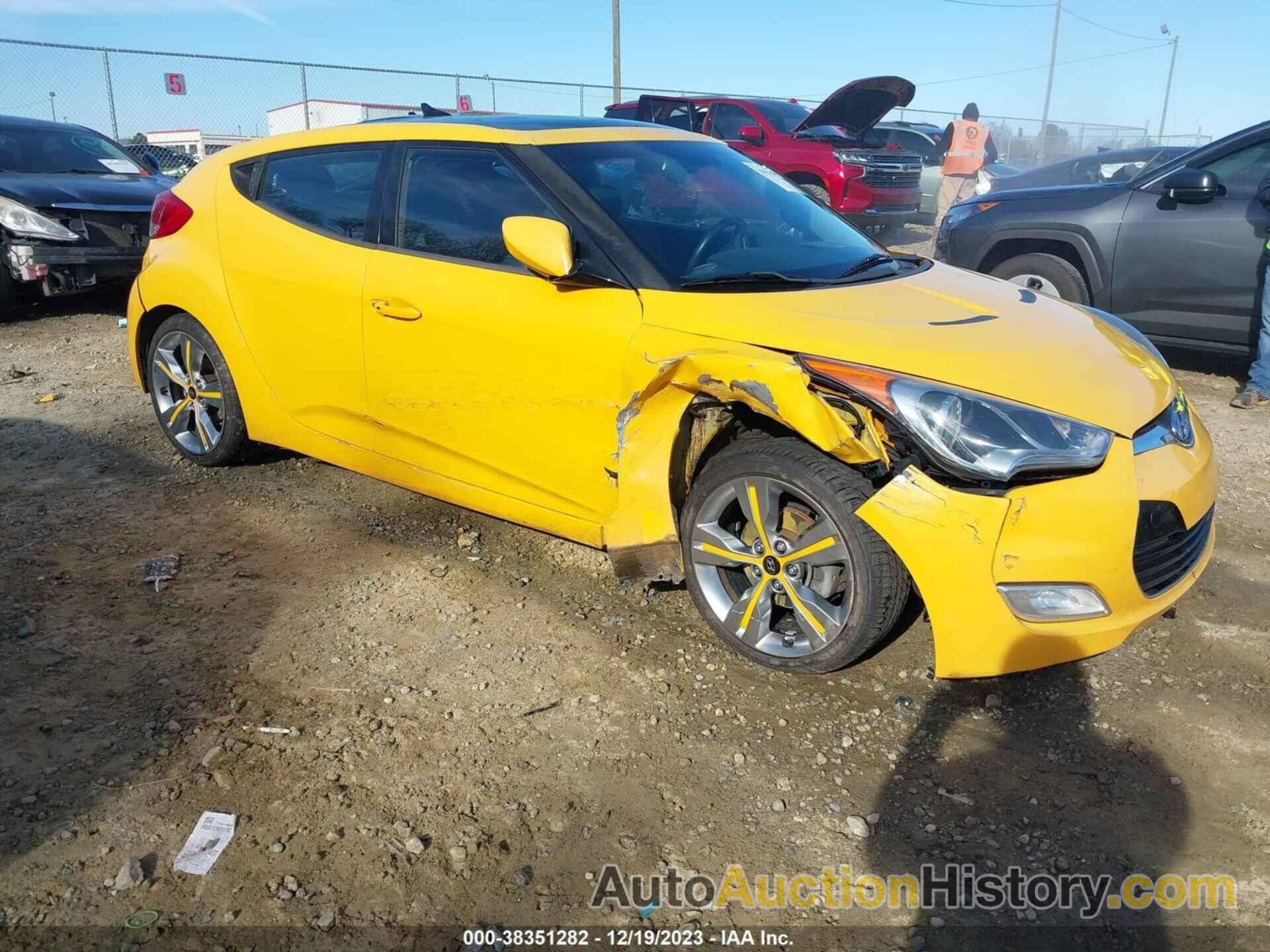 HYUNDAI VELOSTER BASE W/BLACK, KMHTC6AD5DU096338