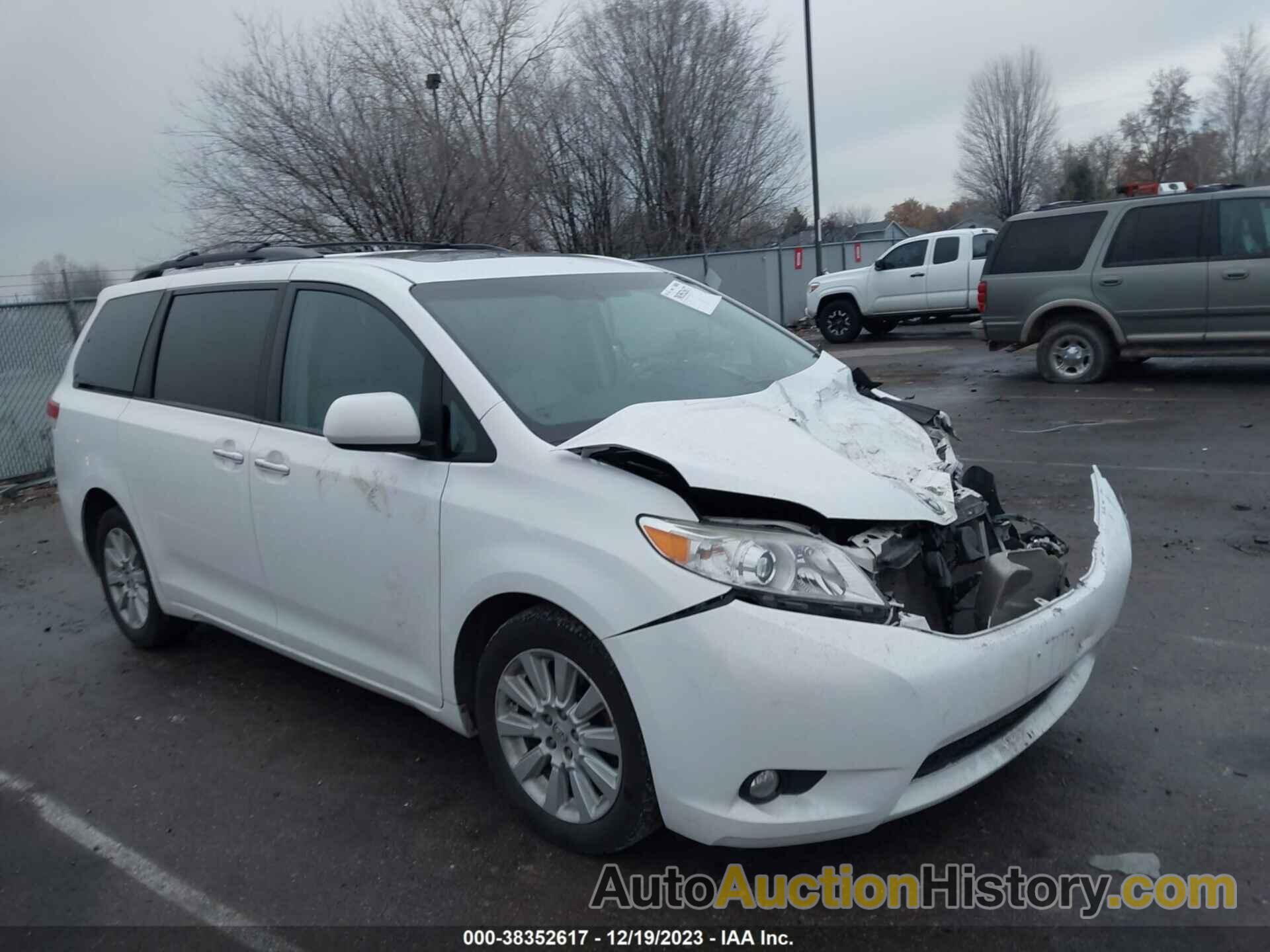 TOYOTA SIENNA XLE 7 PASSENGER, 5TDDK3DC0ES077487