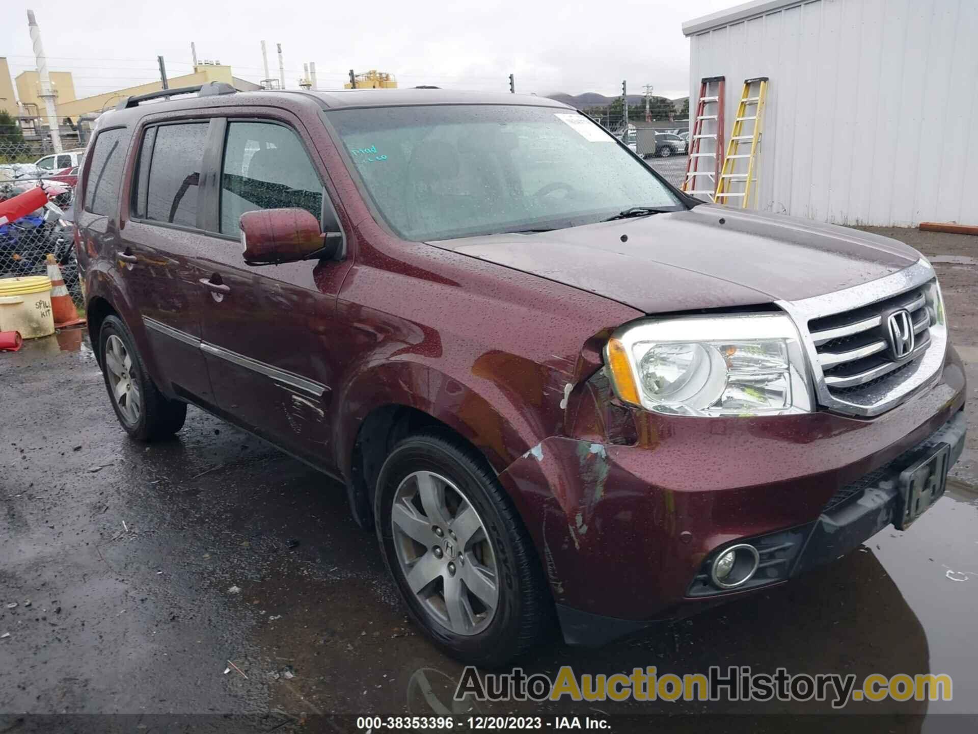 HONDA PILOT TOURING, 5FNYF4H98DB070199