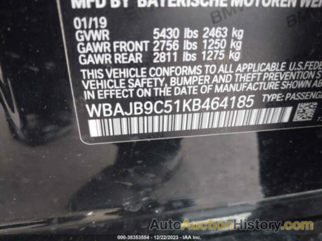 BMW M550I XDRIVE, WBAJB9C51KB464185
