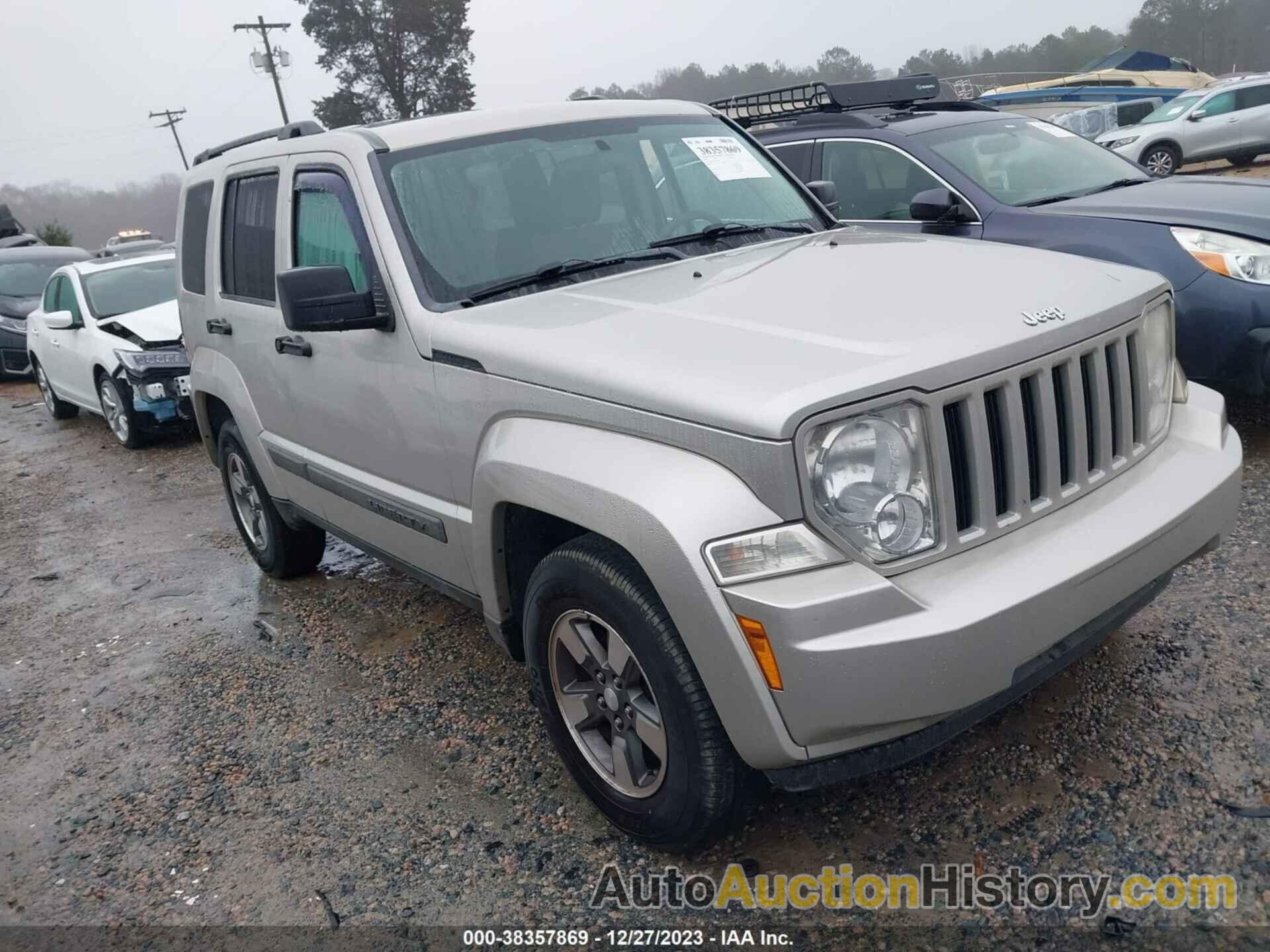 JEEP LIBERTY SPORT, 1J8GP28K98W266971