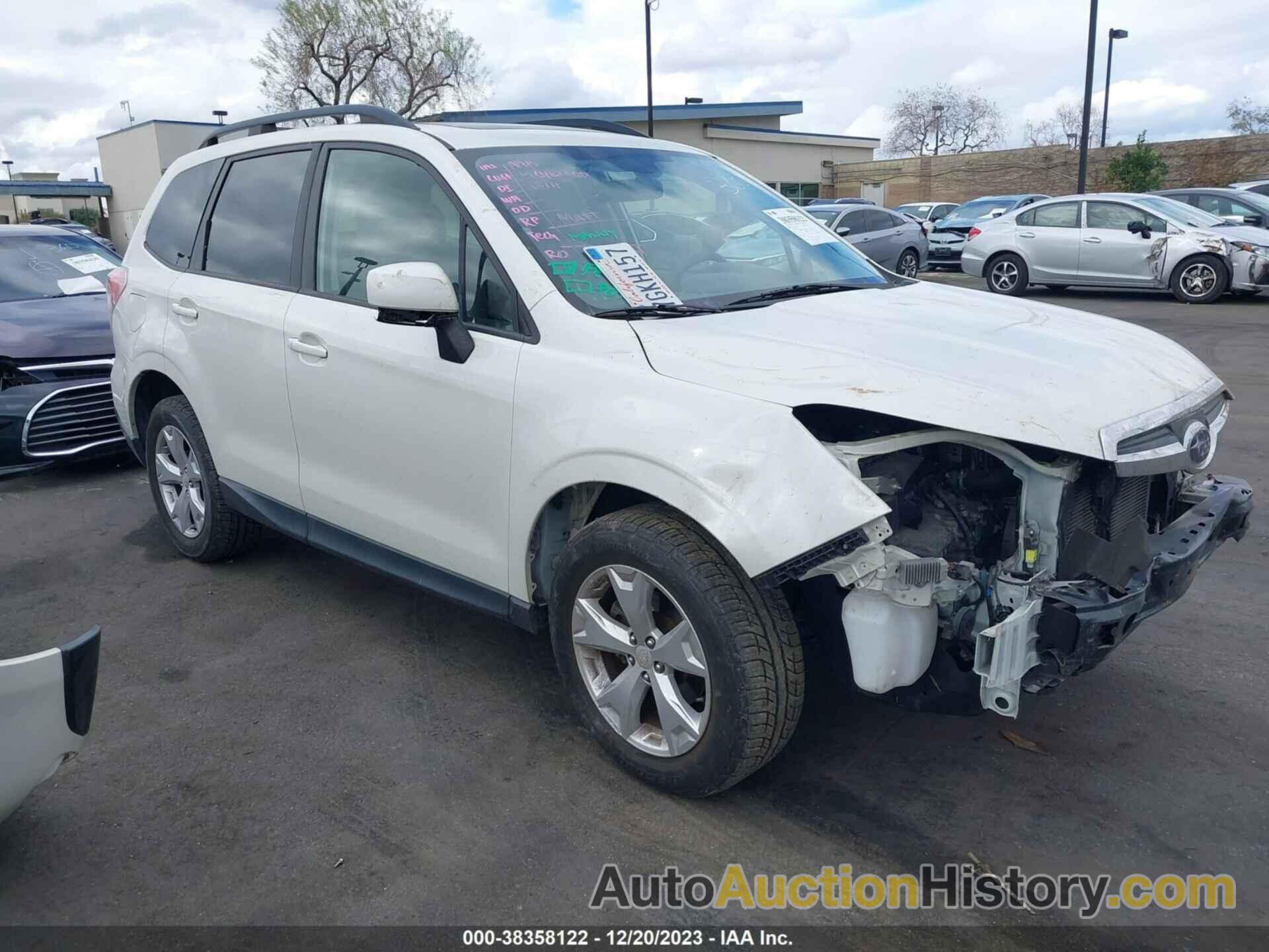 SUBARU FORESTER 2.5I PREMIUM, JF2SJAFC8FH473914