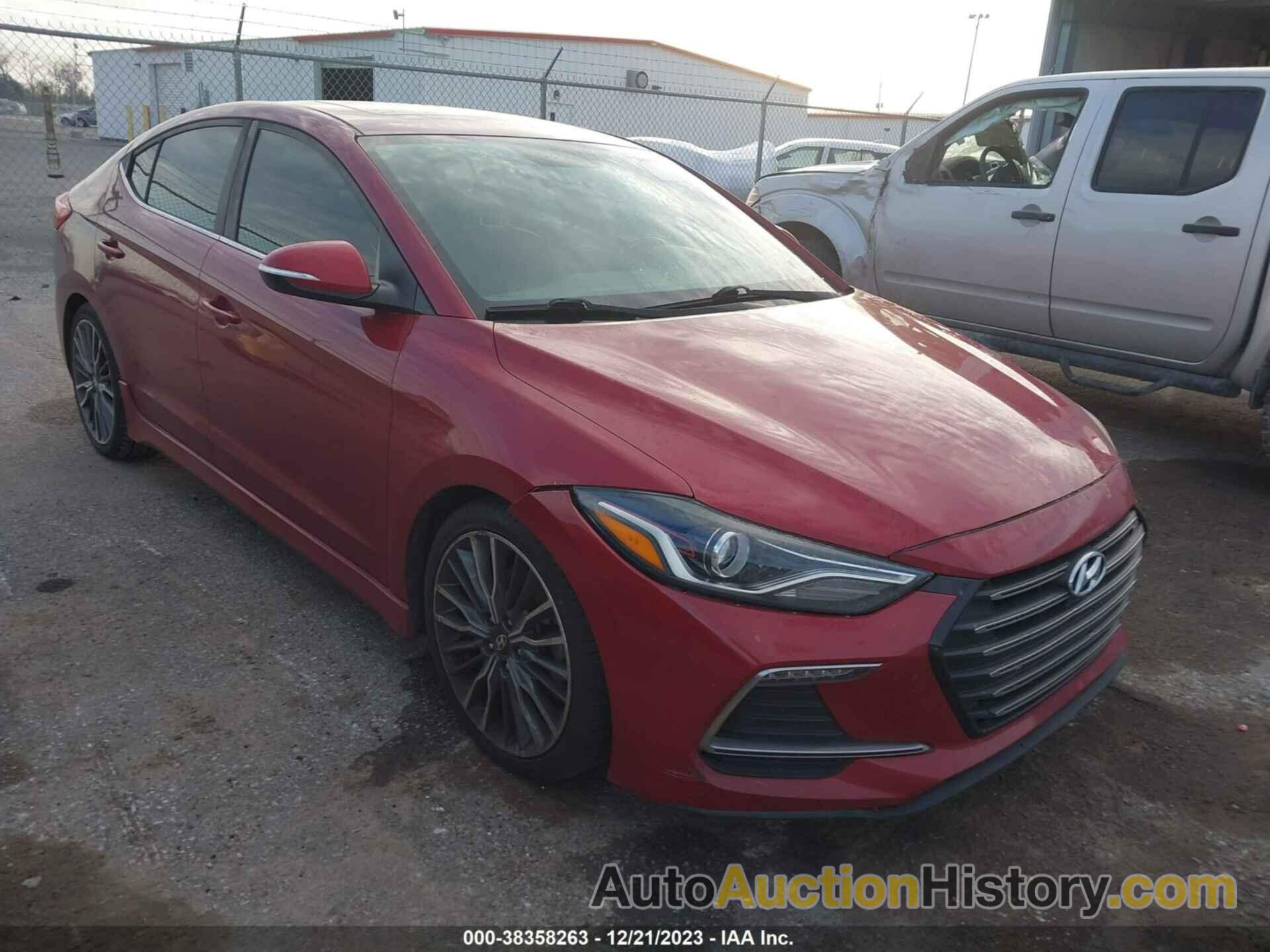 HYUNDAI ELANTRA SPORT, KMHD04LB9JU720604