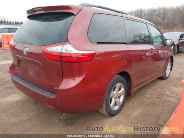 TOYOTA SIENNA LE 8 PASSENGER, 5TDKZ3DC4KS016058