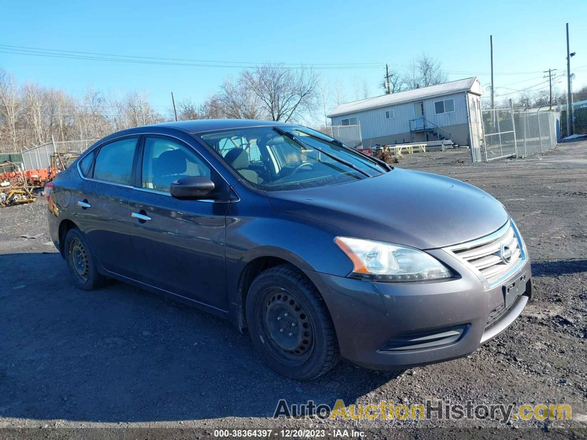 NISSAN SENTRA FE+ S/FE+ SV/S/SL/SR/SV, 3N1AB7AP6EL672421