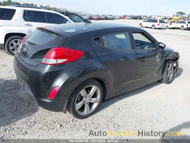 HYUNDAI VELOSTER BASE W/GRAY, KMHTC6AD9DU175429