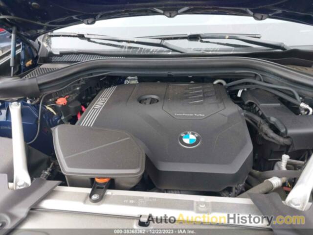 BMW X3 SDRIVE30I, 5UXTY3C08M9E46242
