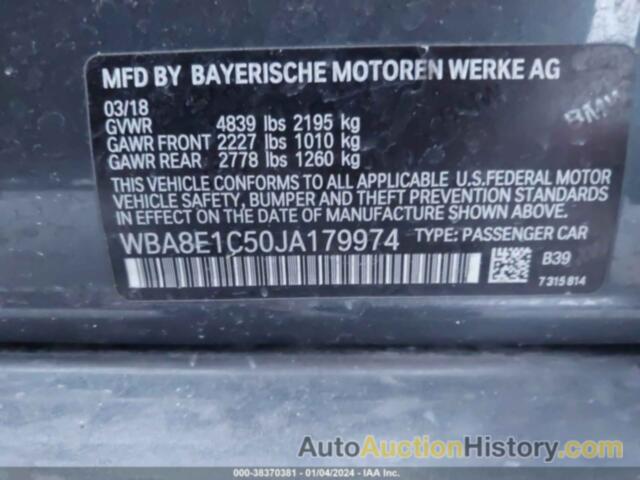 BMW 330E IPERFORMANCE, WBA8E1C50JA179974