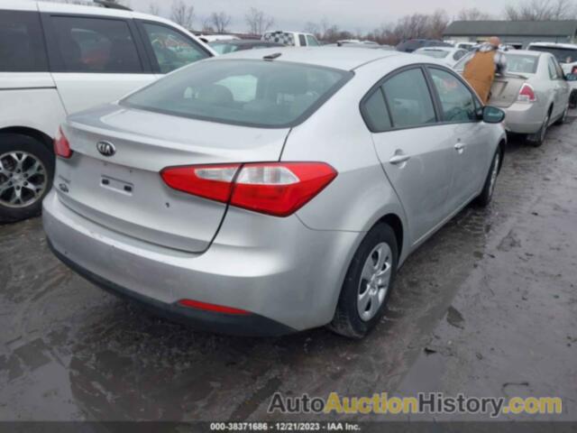 KIA FORTE LX, KNAFK4A68F5296232