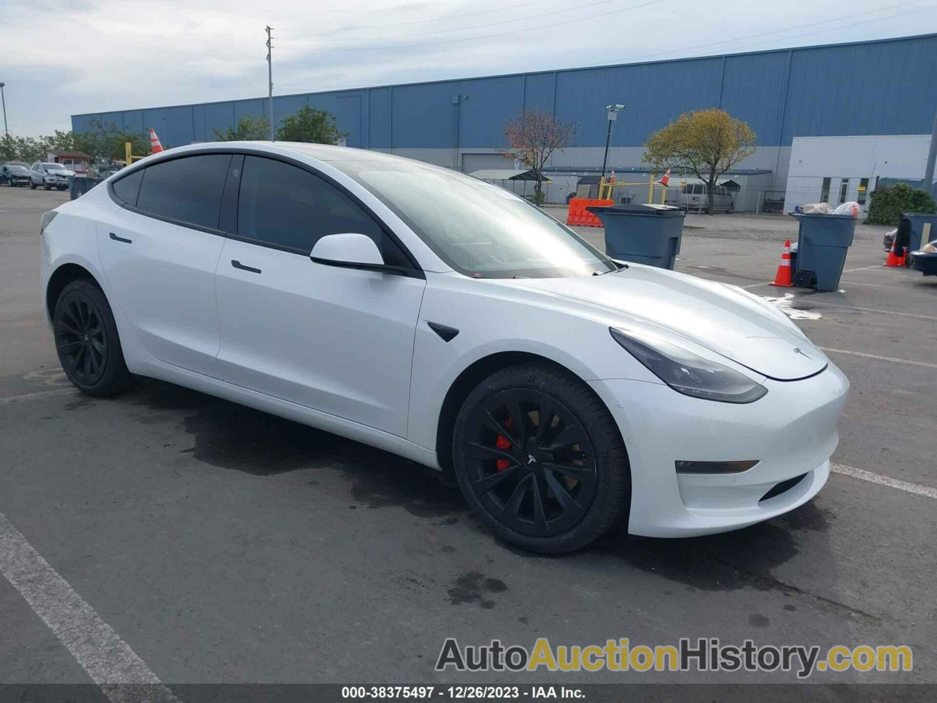 TESLA MODEL 3 LONG RANGE DUAL MOTOR ALL-WHEEL DRIVE, 5YJ3E1EB4MF005983