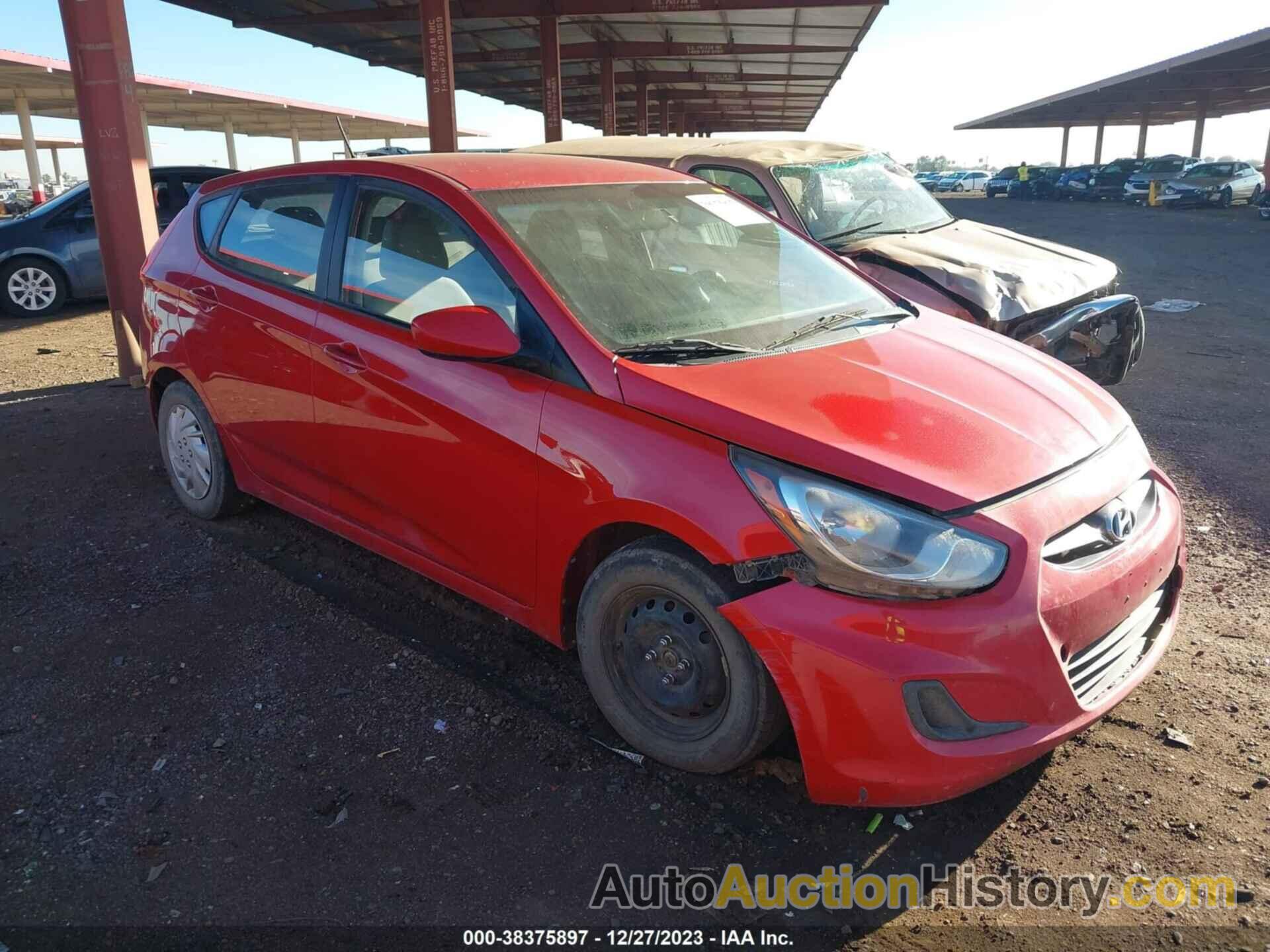 HYUNDAI ACCENT GS, KMHCT5AE5DU121824