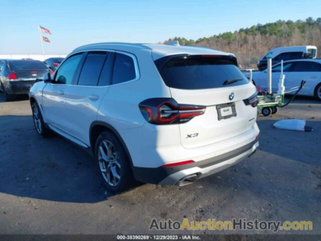 BMW X3 XDRIVE30I, 5UX53DP03N9N10175