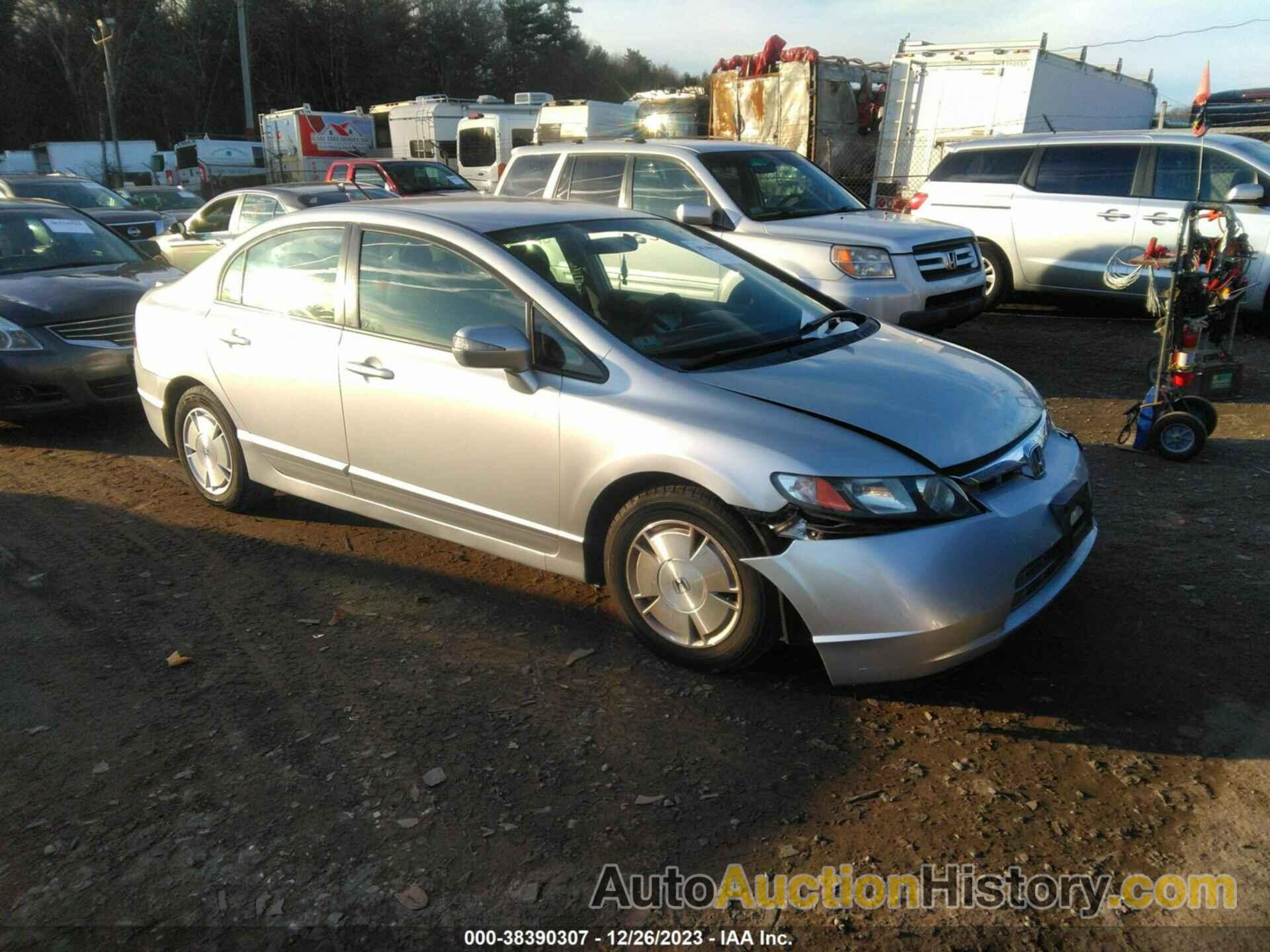 HONDA CIVIC HYBRID, JHMFA36237S002372