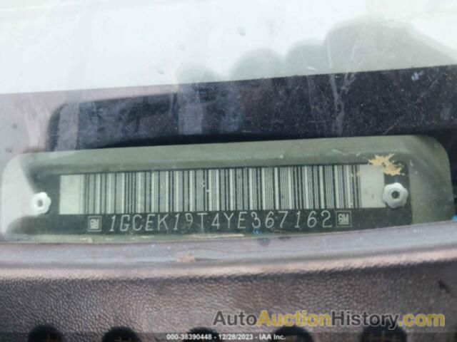 CHEVROLET SILVERADO 1500 LS, 1GCEK19T4YE367162