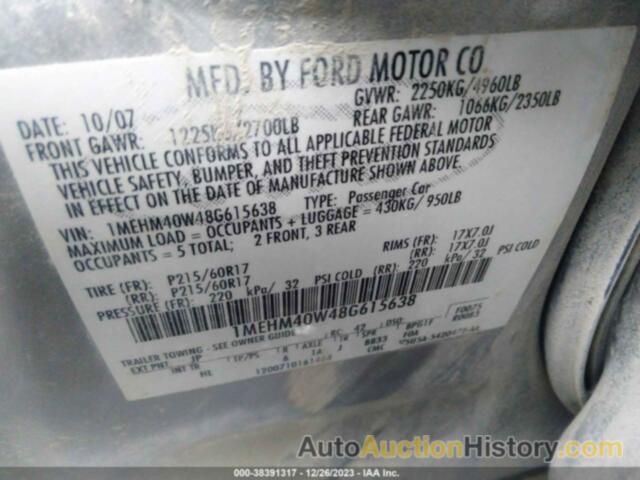 MERCURY SABLE, 1MEHM40W48G615638