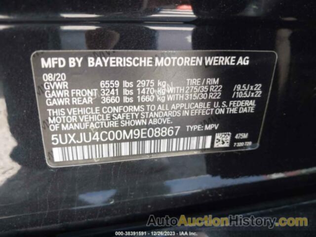 BMW X5 M50I, 5UXJU4C00M9E08867