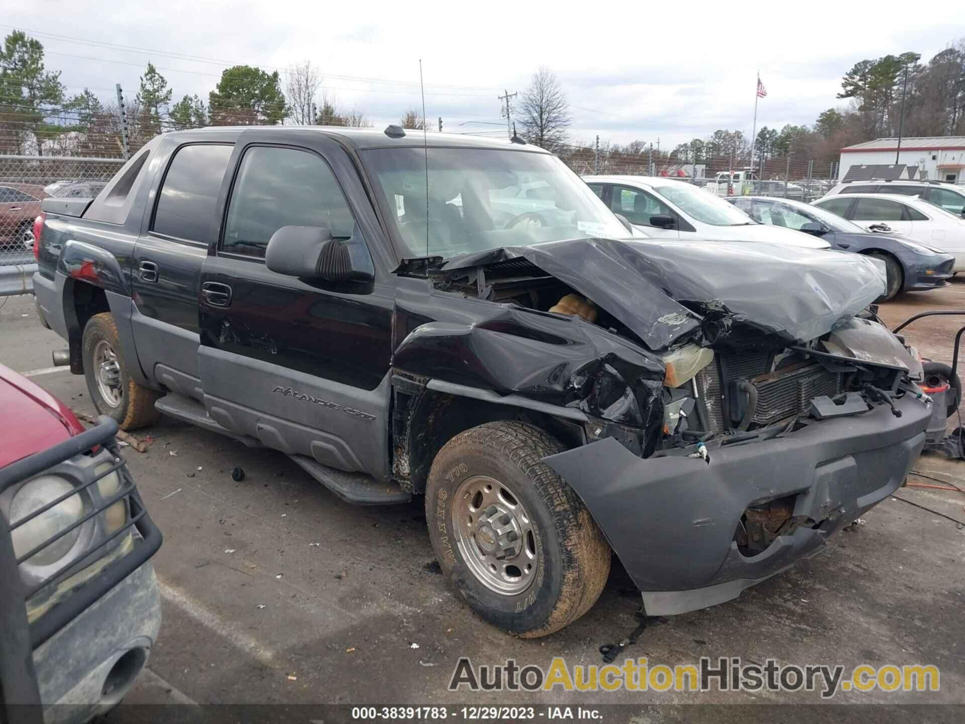 CHEVROLET AVALANCHE 2500 K2500, 3GNGK22G44G170336