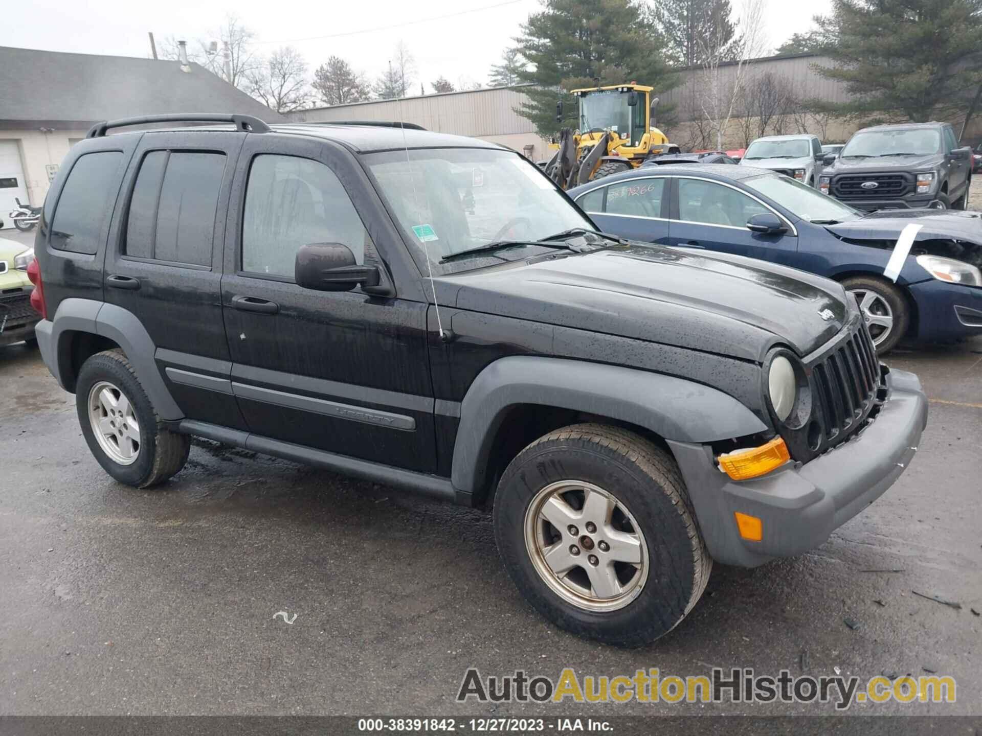 JEEP LIBERTY SPORT, 1J4GL48K55W518350