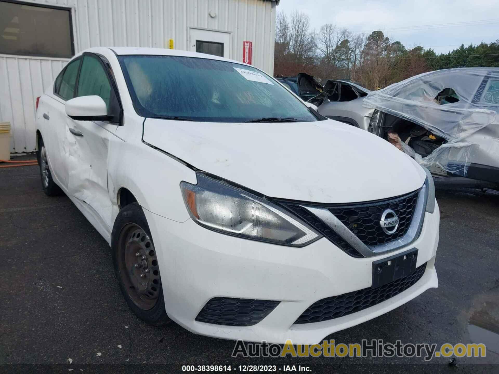 NISSAN SENTRA S, 3N1AB7AP4GY334635