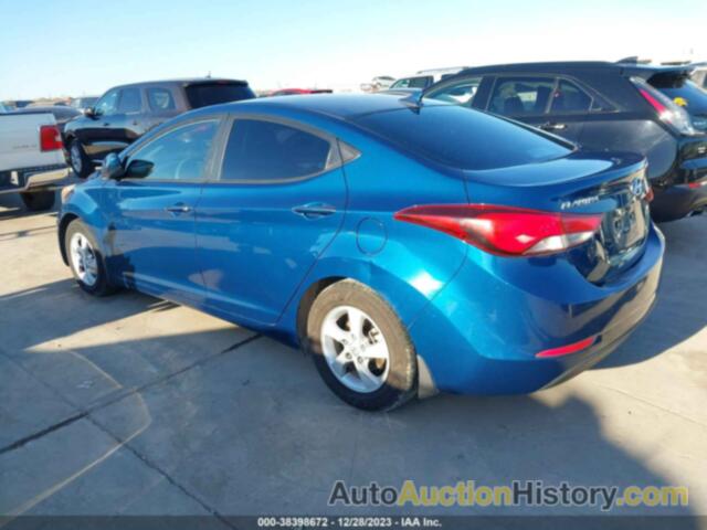 HYUNDAI ELANTRA SE (ULSAN PLANT), KMHDH4AE5EU212304